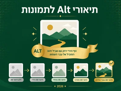 תיאורי Alt לתמונות מנוהל - שיווקנט