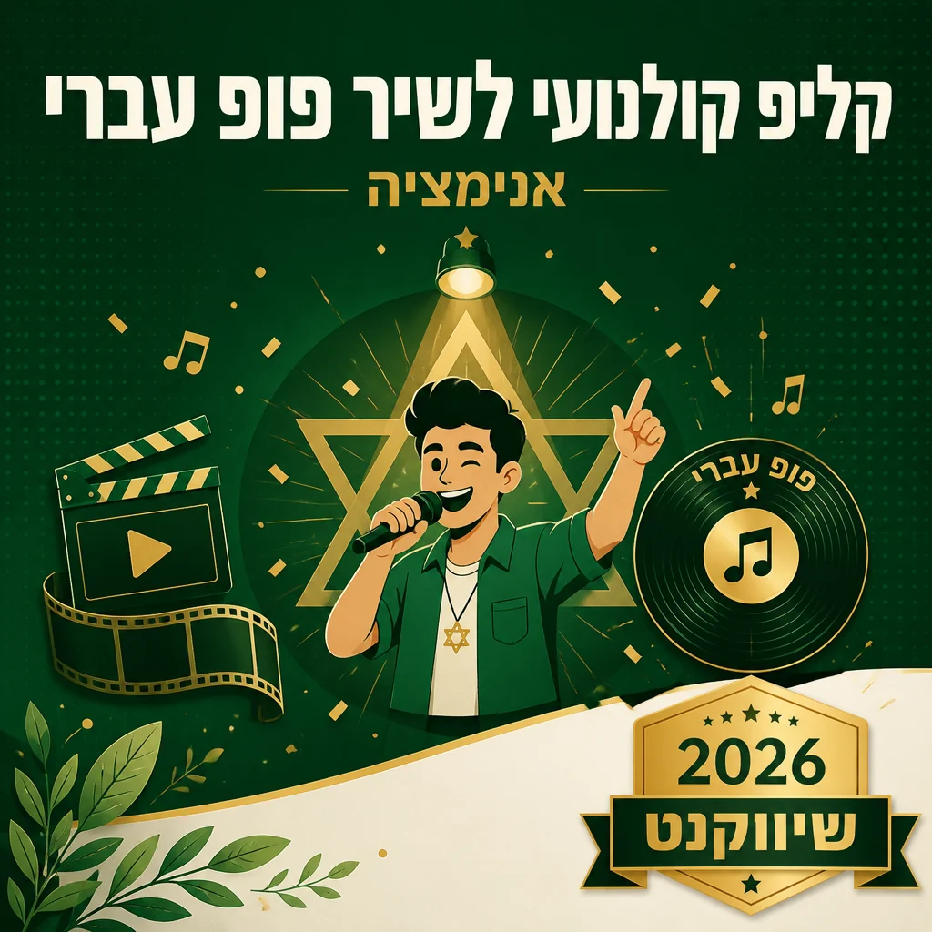 דוגמה לקליפ קולנועי לשיר פופ עברי בהפקת שיווקנט