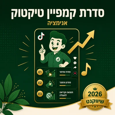 דוגמה לסדרת קמפיין טיקטוק של שיווקנט