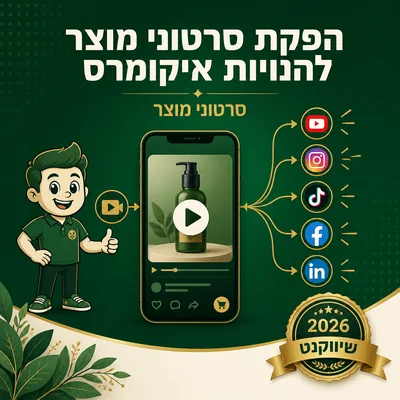 הפקת סרטון מוצר מתמונות ותיאור - שיווקנט
