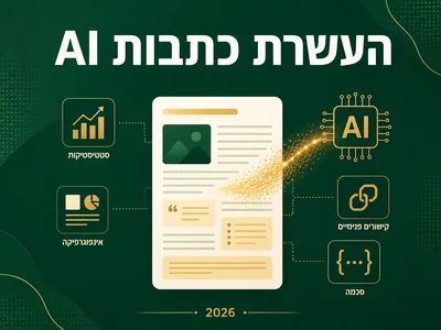 העשרת כתבות AI מנוהלת - שיווקנט