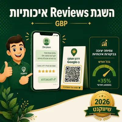 אסטרטגיה להשגת ביקורות איכותיות ב-Google Business Profile