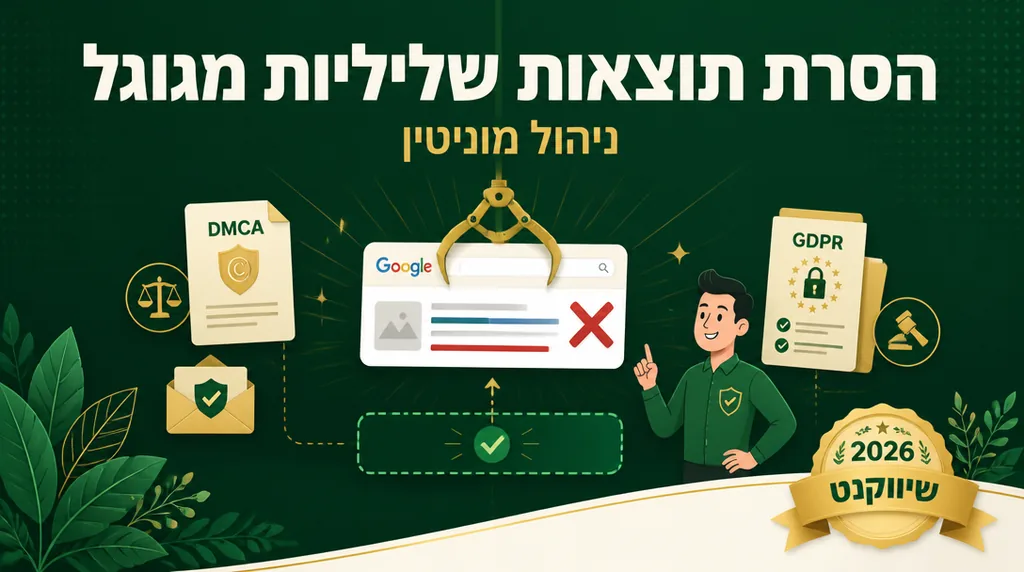 הסרת תוצאות שליליות מגוגל - שיווקנט