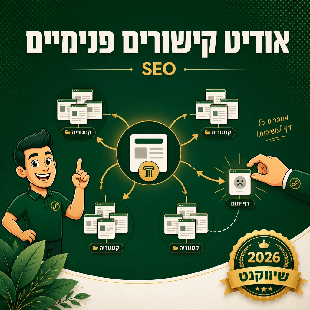 אודיט קישורים פנימיים לפי דוח Links של GSC - ארתור קלנדרוב