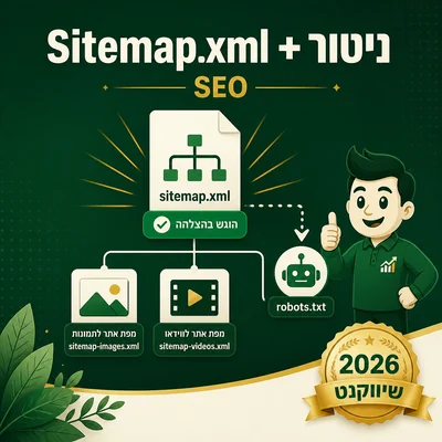 יצירה והגשת sitemap.xml ל-Google Search Console