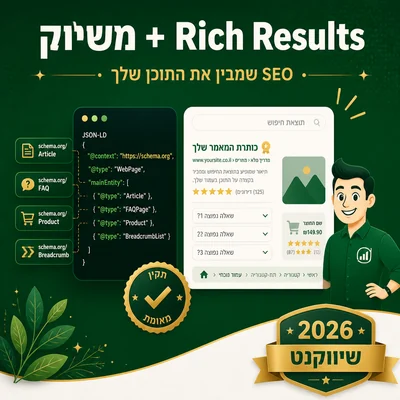 דוח Enhancements ב-Search Console עם schema types ו-Rich Results