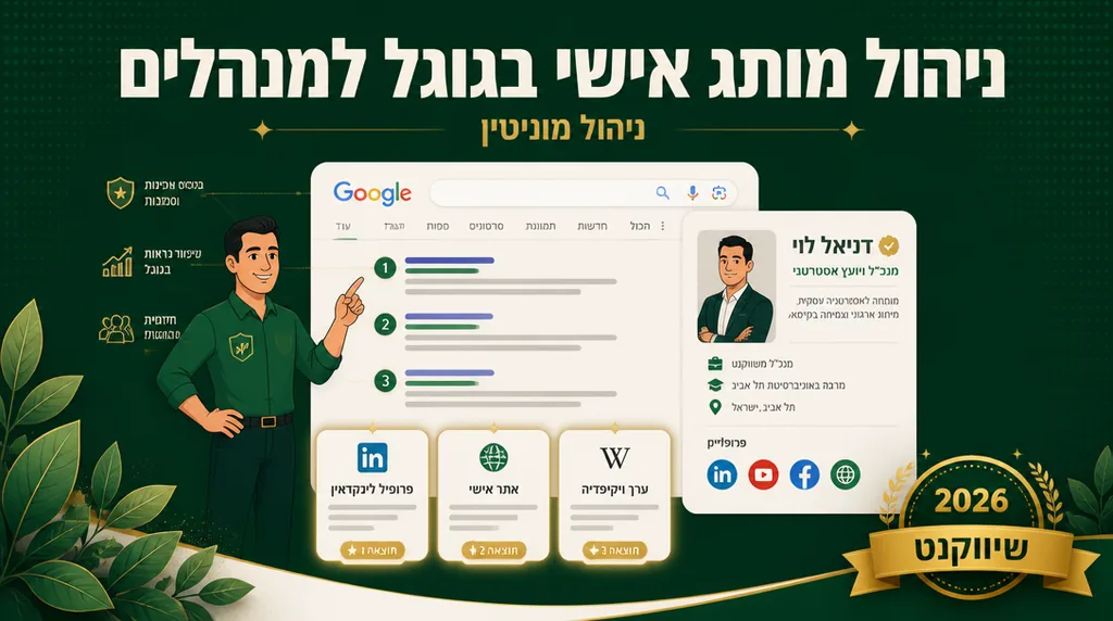 ניהול מותג אישי בגוגל למנהלים - שיווקנט