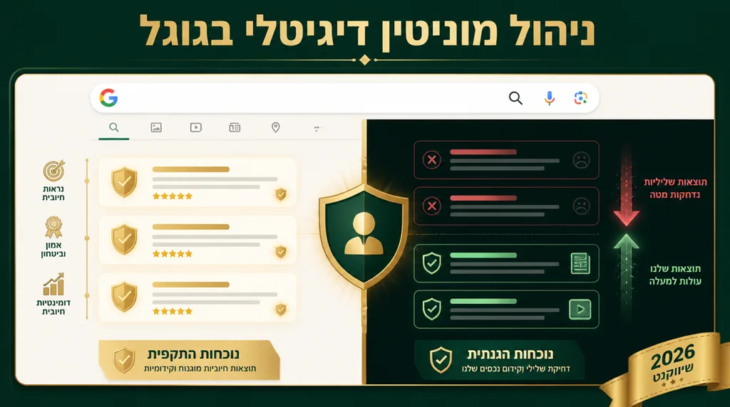 ניהול מוניטין דיגיטלי בגוגל - שיווקנט