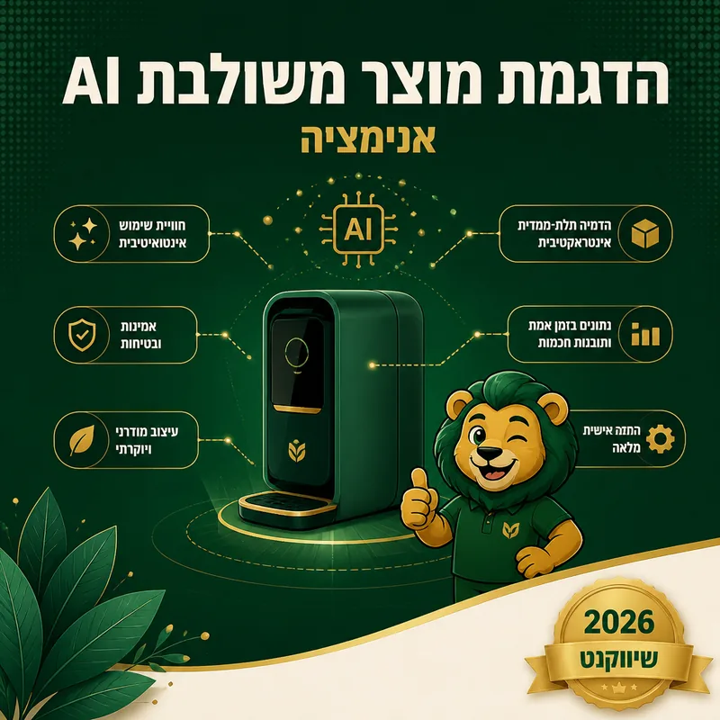 הדגמת מוצר משולבת AI - שיווקנט