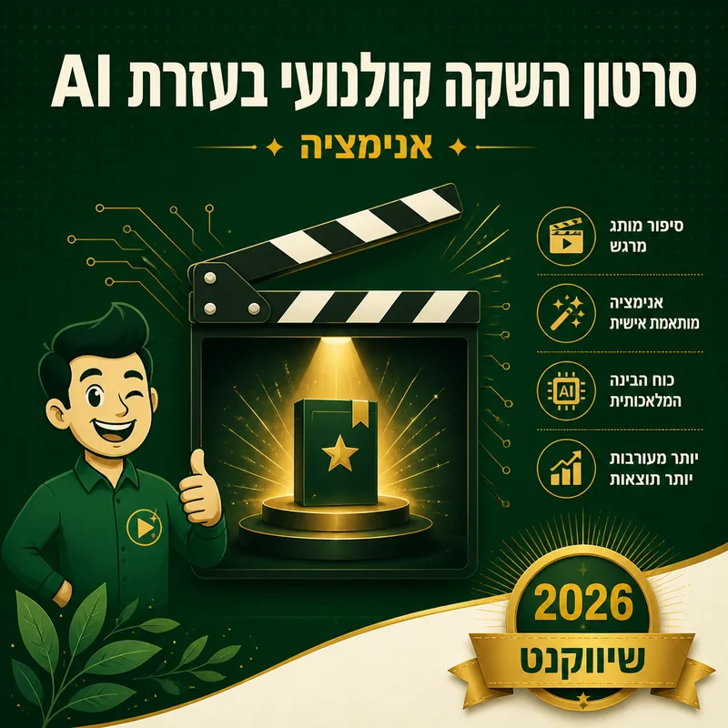 סרטון השקה קולנועי בעזרת AI - שיווקנט