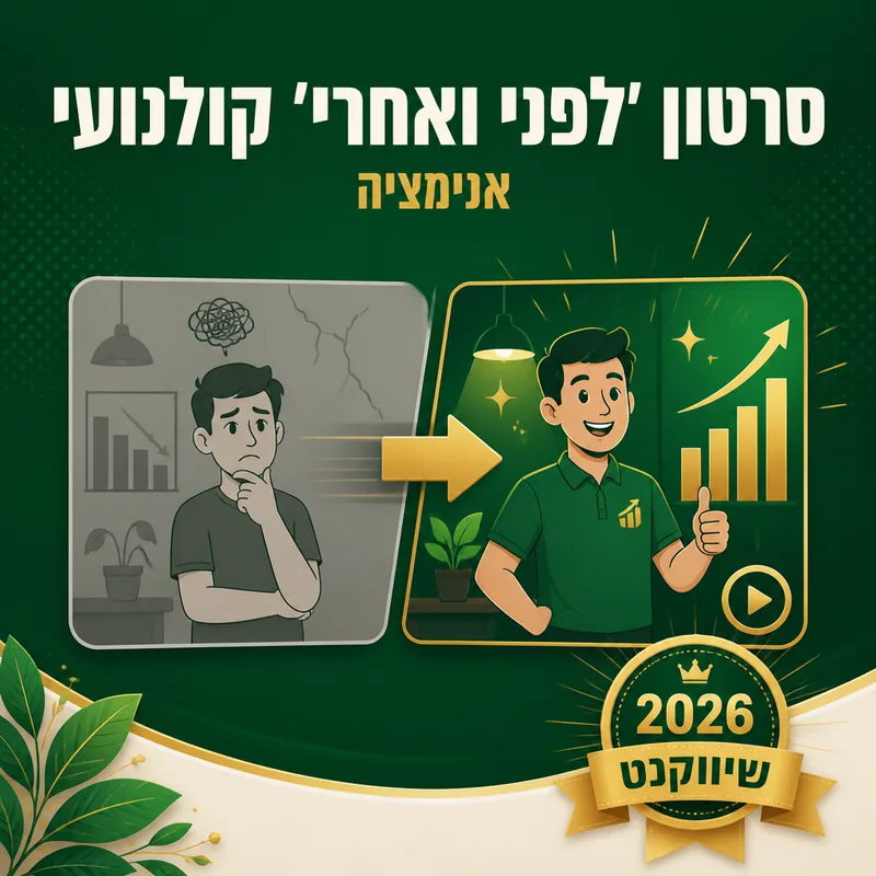 סרטון 'לפני ואחרי' קולנועי - שיווקנט