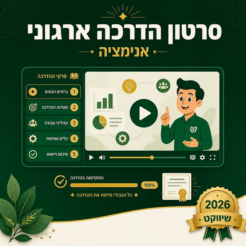 סרטון הדרכה ארגוני - שיווקנט