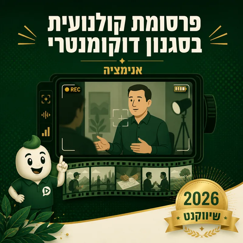 פרסומת קולנועית בסגנון דוקומנטרי - שיווקנט
