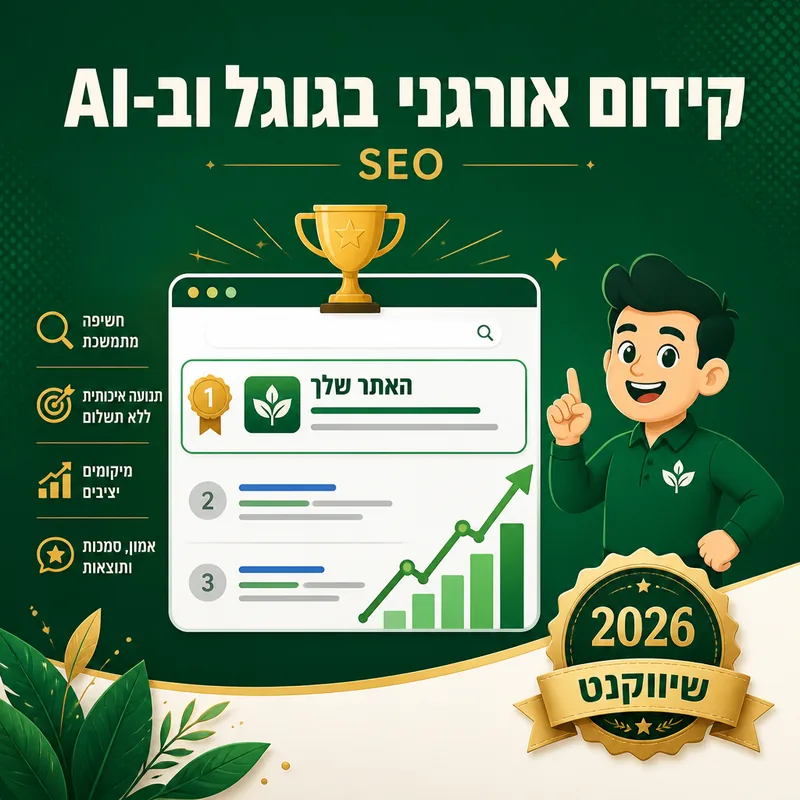 קידום אורגני בגוגל - שיווקנט
