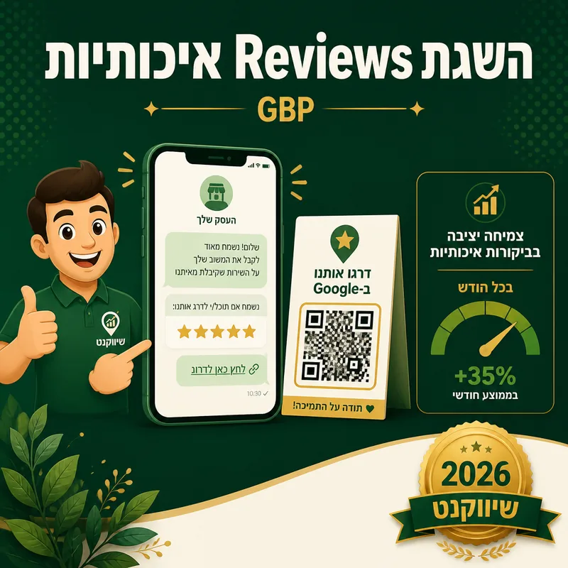 השגת Reviews איכותיות - שיווקנט