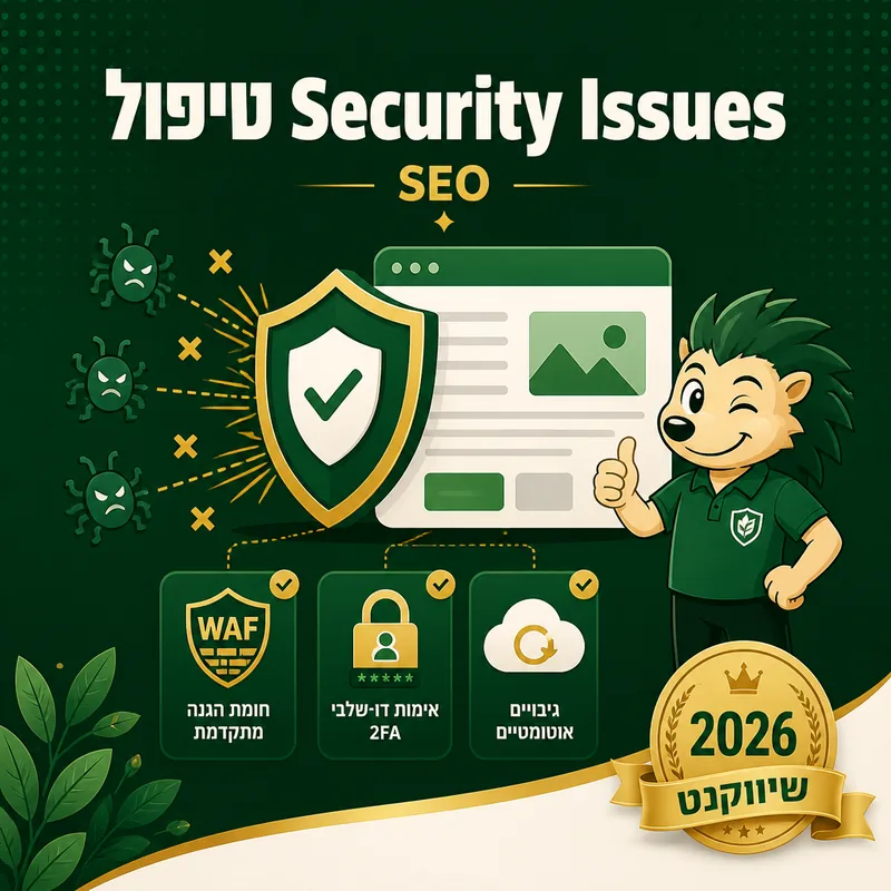 טיפול Security Issues - שיווקנט