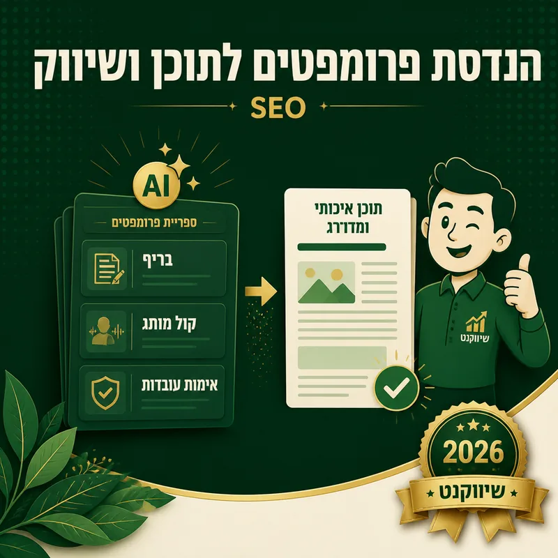 הנדסת פרומפטים לתוכן ושיווק - שיווקנט