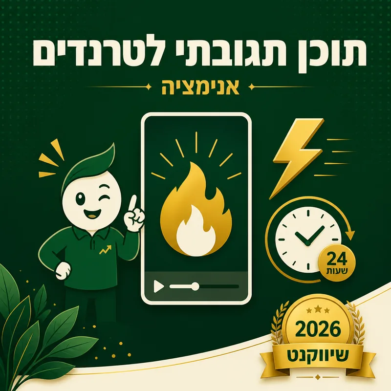 תוכן תגובתי לטרנדים - שיווקנט