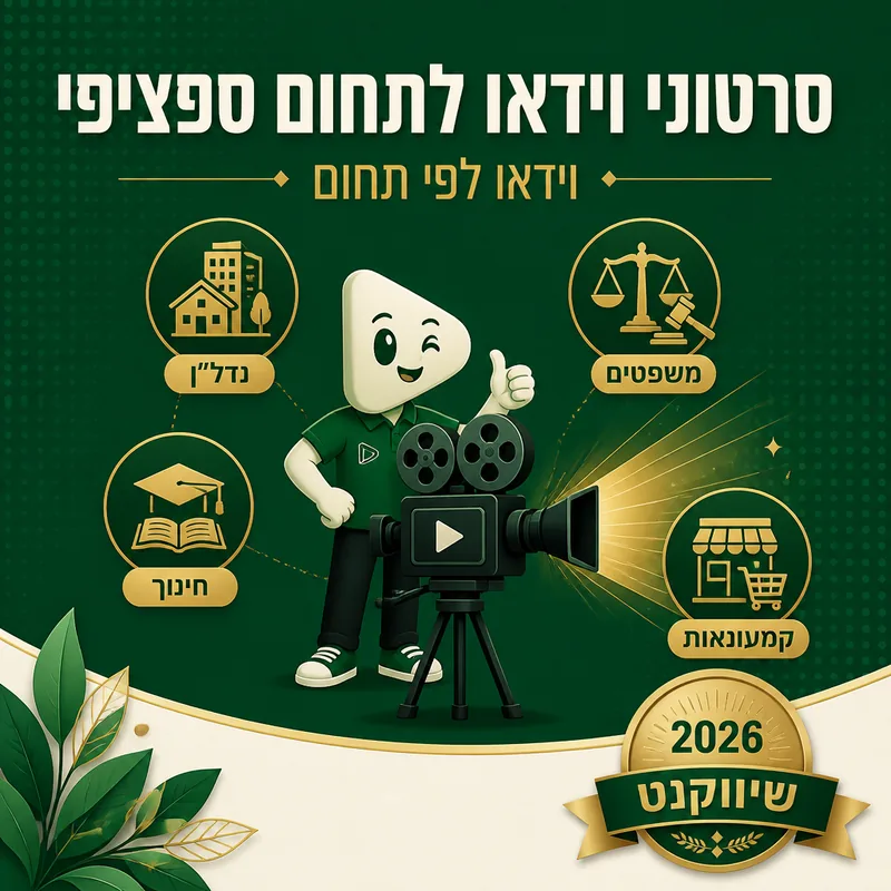 וידאו לפי תחום - שיווקנט
