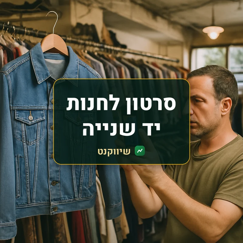 סרטון לחנות יד שנייה - שיווקנט