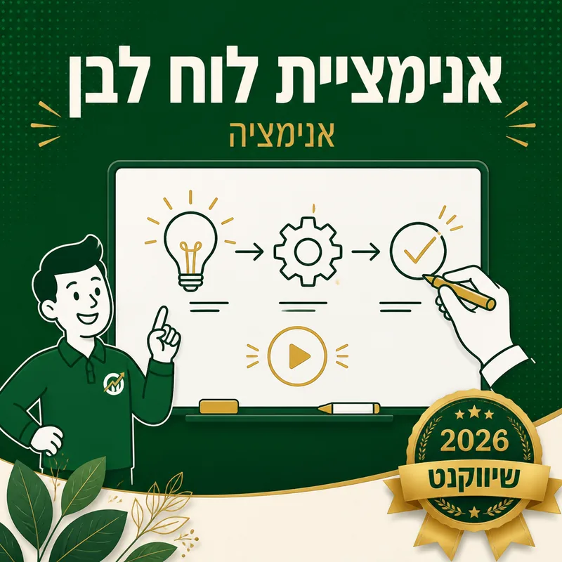 אנימציית לוח לבן - שיווקנט