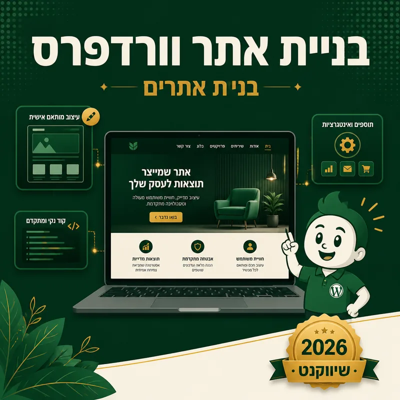 בניית אתר וורדפרס - שיווקנט