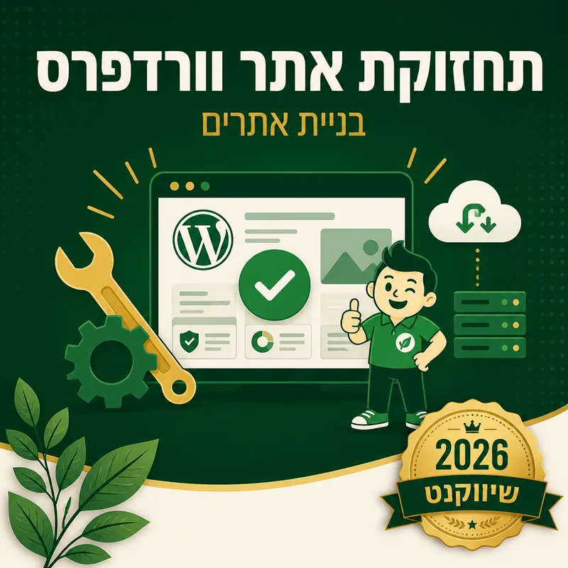 תחזוקת אתר וורדפרס - שיווקנט