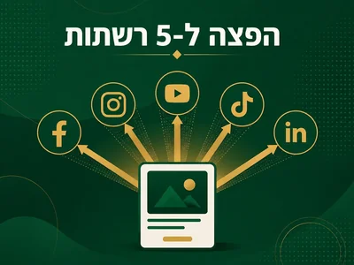 ניהול סושיאל - הפקת סרטונים והפצה ל-5 רשתות חברתיות