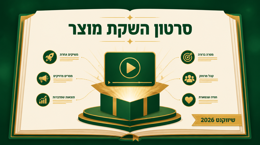 סרטון השקת מוצר