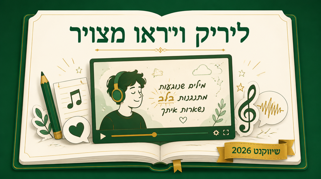ליריק וידאו מצויר