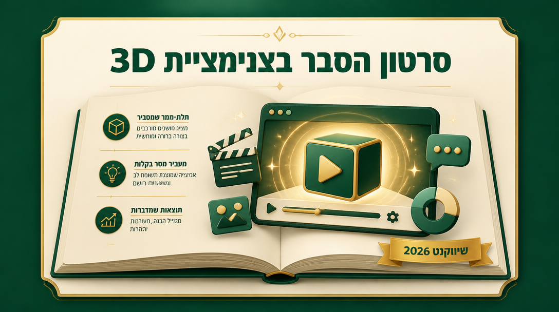 סרטון הסבר באנימציית 3D