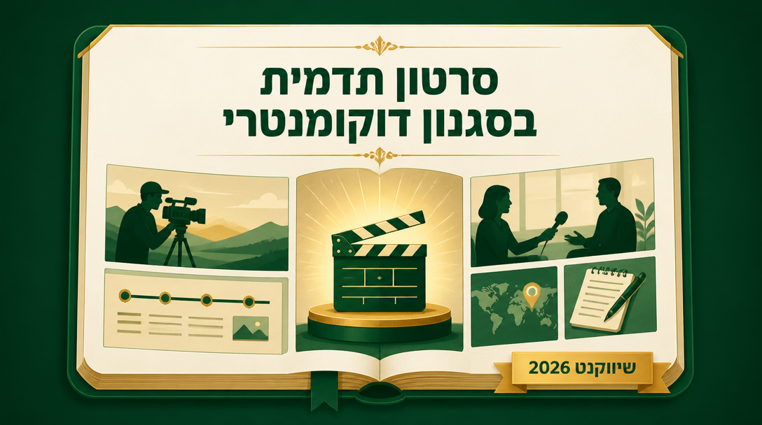 סרטון תדמית בסגנון דוקומנטרי