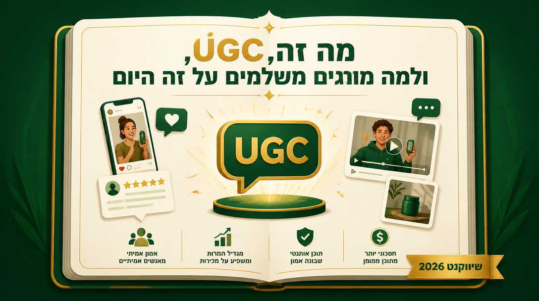 קליפ UGC ישראלי שמצולם על אייפון בתאורה ביתית