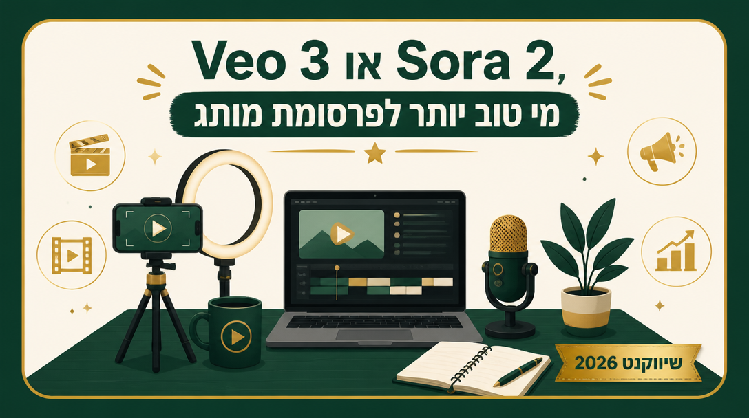 פרסומת קולנועית AI לעומת צילום אמיתי בסטודיו ישראלי