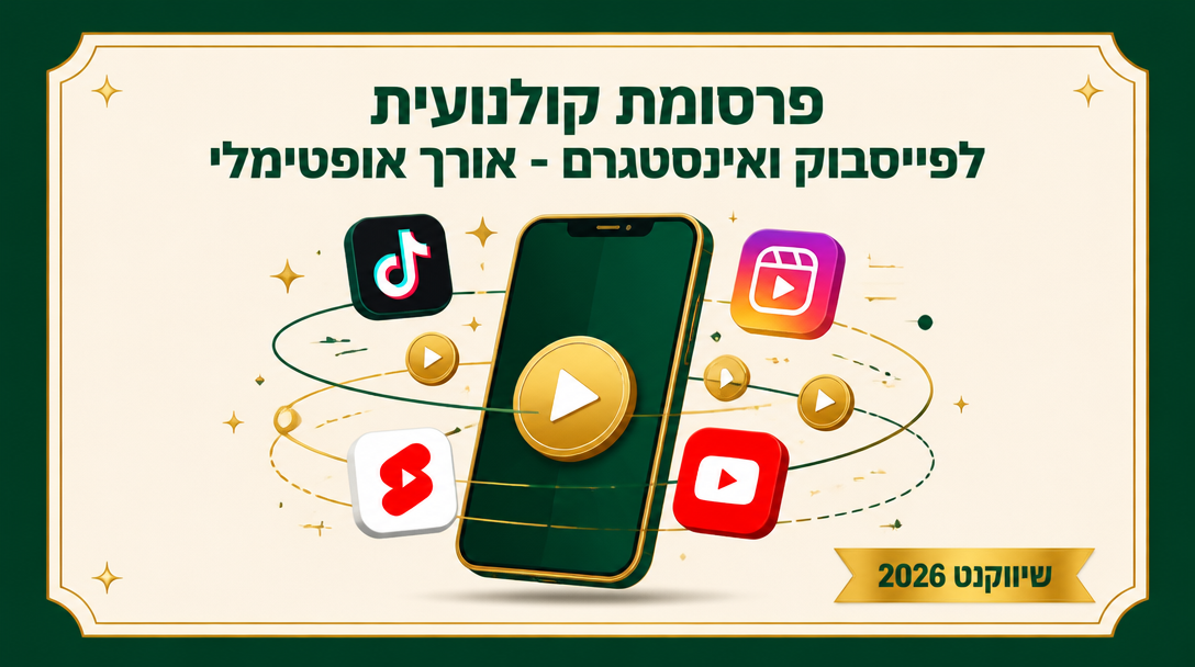פרסומת קולנועית לפייסבוק ואינסטגרם - אורך אופטימלי
