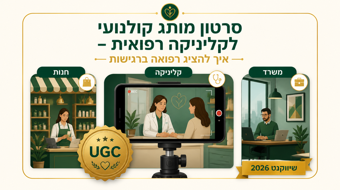 סרטון מותג קולנועי לקליניקה רפואית - איך להציג רפואה ברגישות