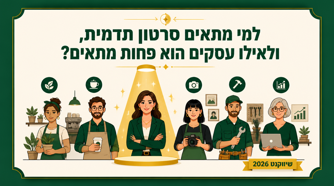 למי מתאים סרטון תדמית, ולאילו עסקים הוא פחות מתאים? - שיווקנט