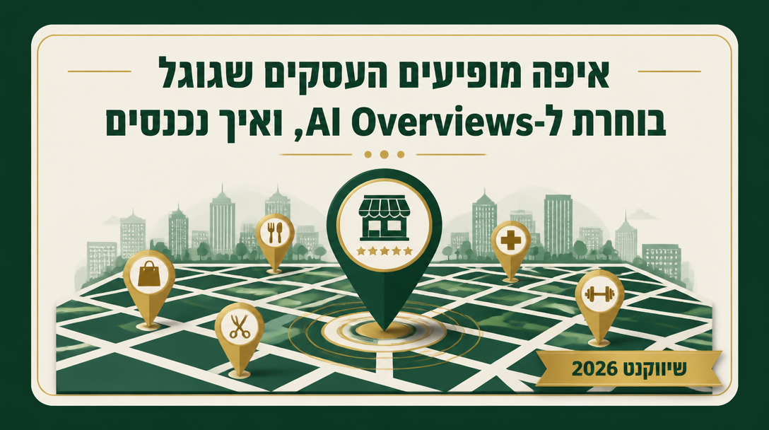איפה מופיעים העסקים שגוגל בוחרת ל-AI Overviews, ואיך נכנסים לשם? - שיווקנט