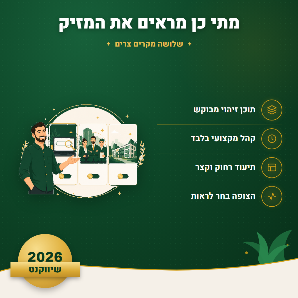 מתי כן מראים את המזיק - שלושה מקרים צרים | שיווקנט
