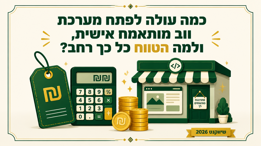 כמה עולה לפתח מערכת ווב מותאמת אישית, ולמה הטווח כל כך רחב? - שיווקנט