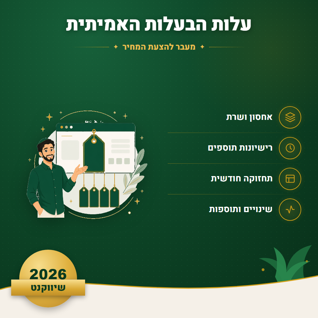 עלות הבעלות האמיתית - מעבר להצעת המחיר | שיווקנט